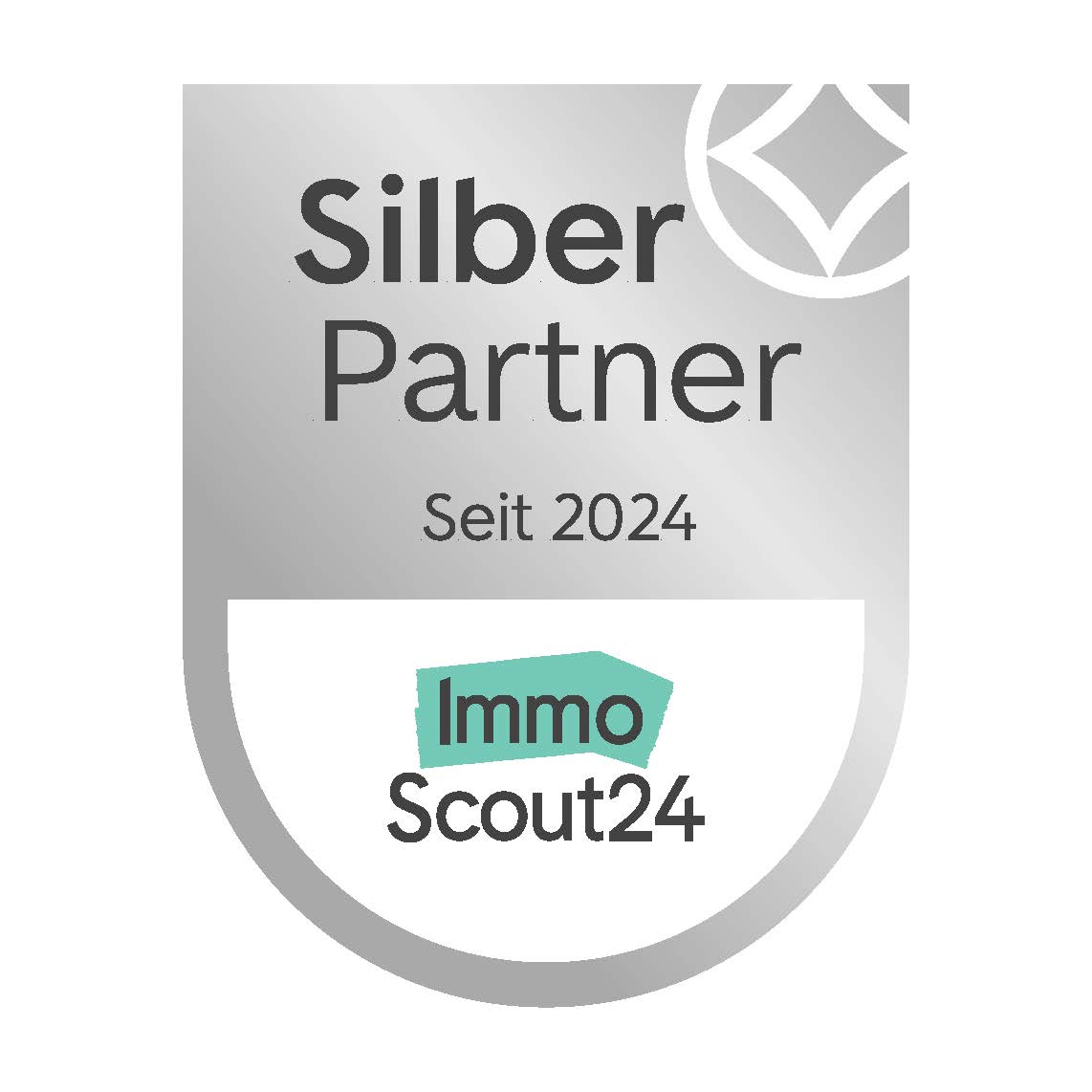 Siegel ImmoScout SilberPartner seit 2024